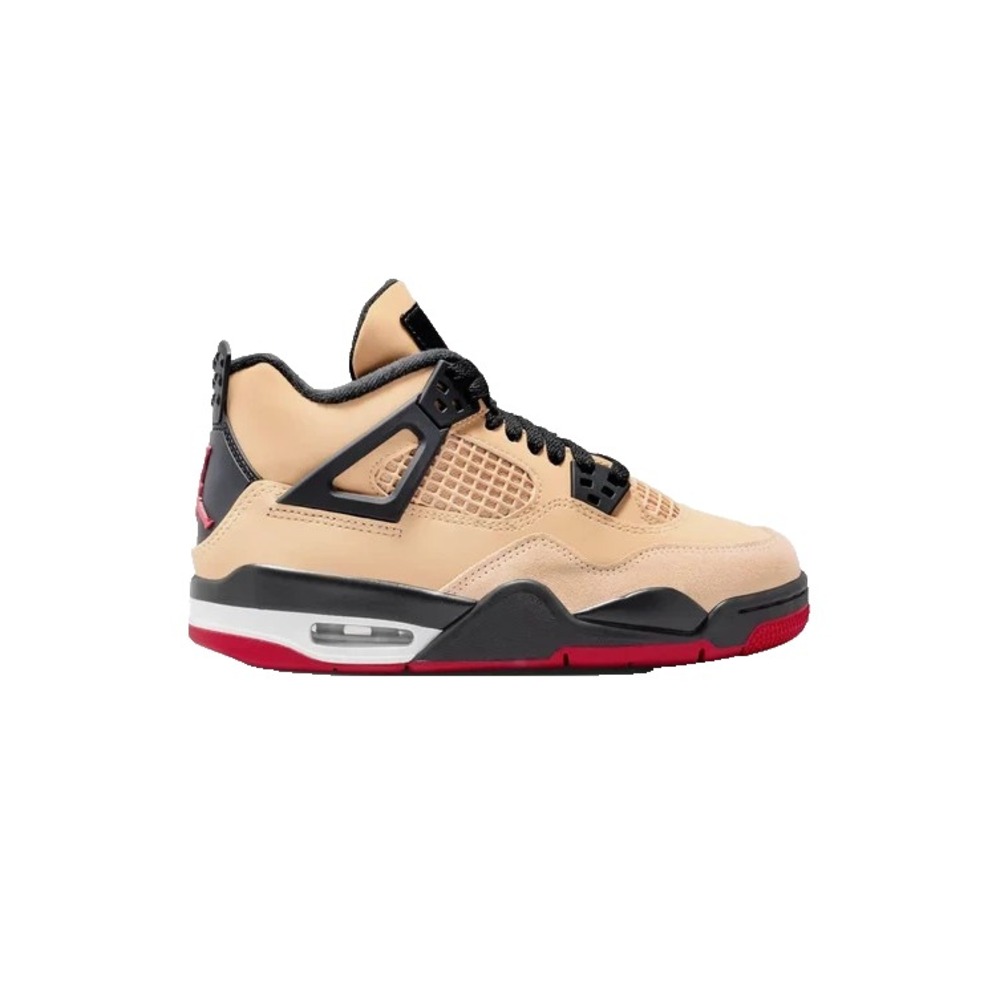 Size 4.5y- Air Jordan 4 Retro GS 'Pizza' Tan Kids RARE (IH2094-200)